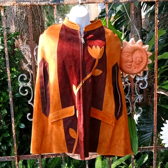 Vintage Jackets & Blazers - '70s vintage hippie chick poncho medium